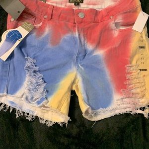 Rainbow shorts